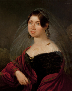 Portrait of Teresa Żebrawska née Hanowicz by Franciszek Ksawery Lampi