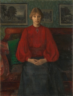 Portrait of the Artist's Wife, the Painter Kristine b. Laache