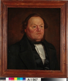 Portrait of the City Bailiff of Oulu, Jacob Forss by Oskar Nylander