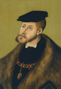 Portrait of the Emperor Charles V by Lucas Cranach the Elder