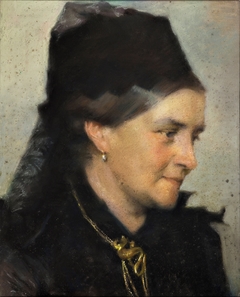 Portrait of Vilhelmine (Ville) Heise, née Hage (1838-1912)