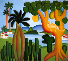 Postcard by Tarsila do Amaral