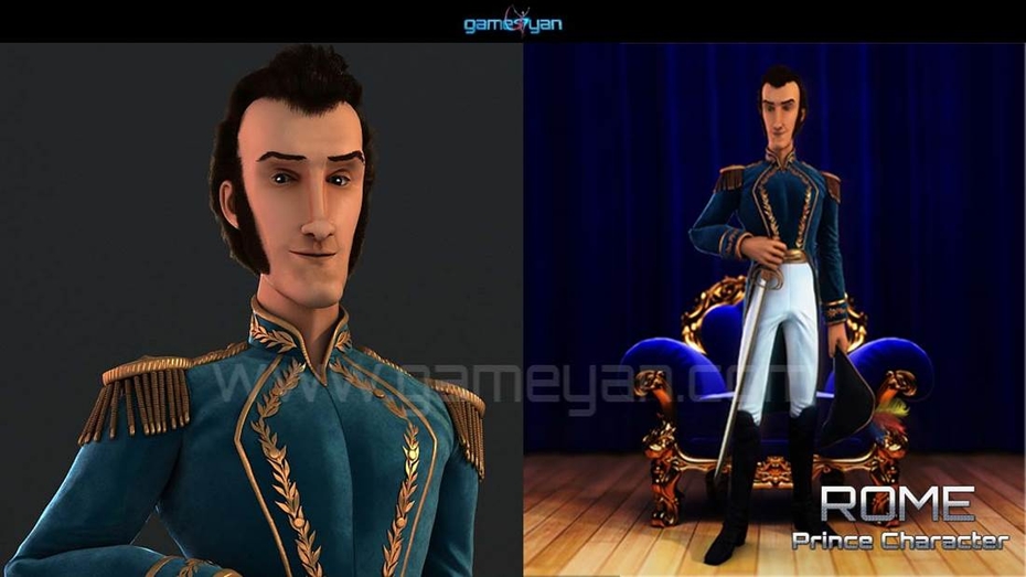 Prince Game Character Modeling and Animation
