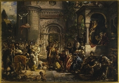 Reception of the Jews, from the series “History of Civilization in Poland” by Jan Matejko