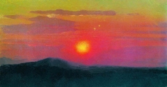 Red sunset by Arkhip Kuindzhi