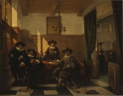 Regency Room in the Seventeenth Century by Johannes Anthonie Balthasar Stroebel