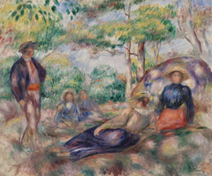 Resting in the Grass (Le Repos sur l'herbe) by Auguste Renoir