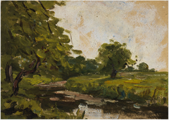 River under Trees by Nathaniel Hone the Younger