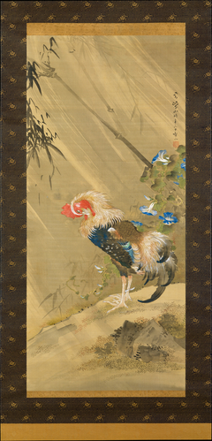 Rooster in a Storm