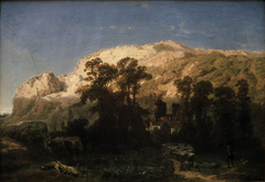 Rotslandschap in Marche-les-Dames by Jean Pierre François Lamorinière