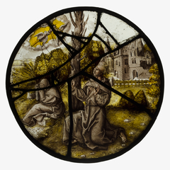 Roundel with Saint Francis Receiving the Stigmata by Anonymous