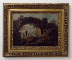 Rustic Landscape with Aqueduct and Figures