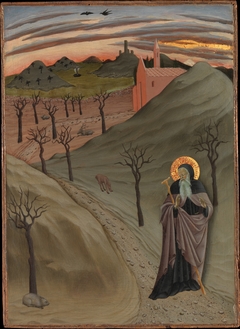 Saint Anthony Abbot Tempted by a Heap of Gold by Master of the Osservanza Triptych