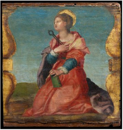 Saint Apollonia by Maso da San Friano