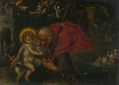Saint Christopher carrying the Infant Christ by Anonymous