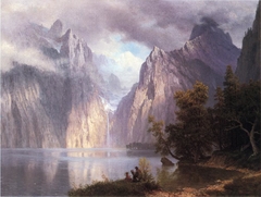 Scene in the Sierra Nevada by Albert Bierstadt