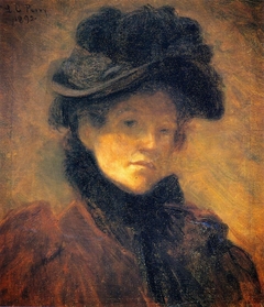 Self-portrait by Lilla Cabot Perry