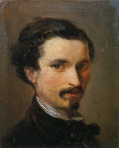 Self-portrait by Silvestro Lega