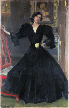 Señora de Sorolla (Clotilde García del Castillo, 1865–1929) in Black by Joaquin Sorolla y Bastida