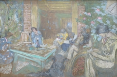 Sewing Party at Loctudy by Édouard Vuillard