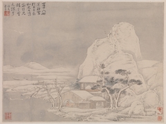 Snowscape, from Album for Zhou Lianggong by Ye Xin