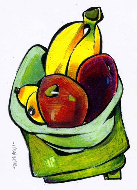 Still life with fruit 01