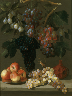 Still Life with Grapes, Apples and Plums by Juan Bautista de Espinosa