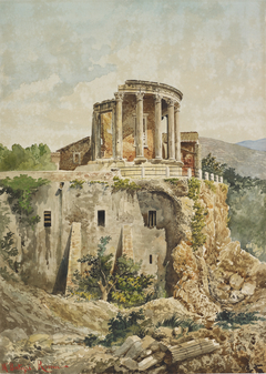 Temple of Vesta at Tivoli by Massimiliano Bertozzi