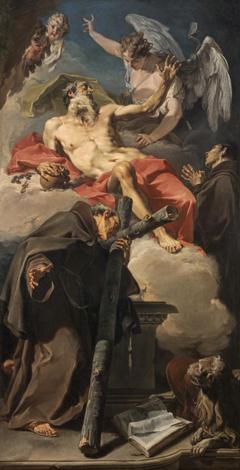 The Apotheosis of Saint Jerome with Saint Peter of Alcántara and Antonino da Patti by Giambattista Pittoni