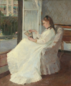 The Artist's Sister at a Window by Berthe Morisot