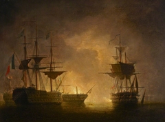 The battle of the Nile, 1 August 1798 by Nicholas Matthews Condy