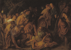 The Betrayal and Arrest of Christ in Gethsemane by Jacob Jordaens