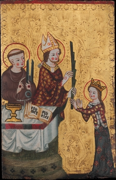 The Bishop of Assisi Giving a Palm to Saint Clare by Anonymous