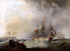 The East Indiaman 'Hotspur' leaving the Tyne on her Maiden Voyage by William Garthwaite