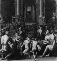 The Feast Given by Joseph for His Brothers by Francesco Morandini