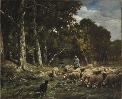 The Flock by Charles Jacque