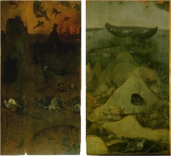The Flood and Hell by Hieronymus Bosch