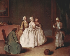 The Game of the Cooking Pot by Pietro Longhi