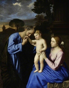 The Holy Family by Giovanni Battista Salvi da Sassoferrato