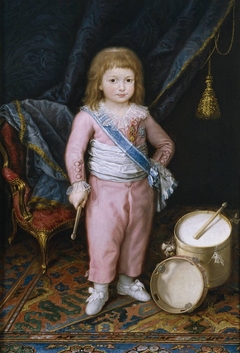 The Infante Carlos María of Bourbon with Drum and Tambourine by Antonio Carnicero