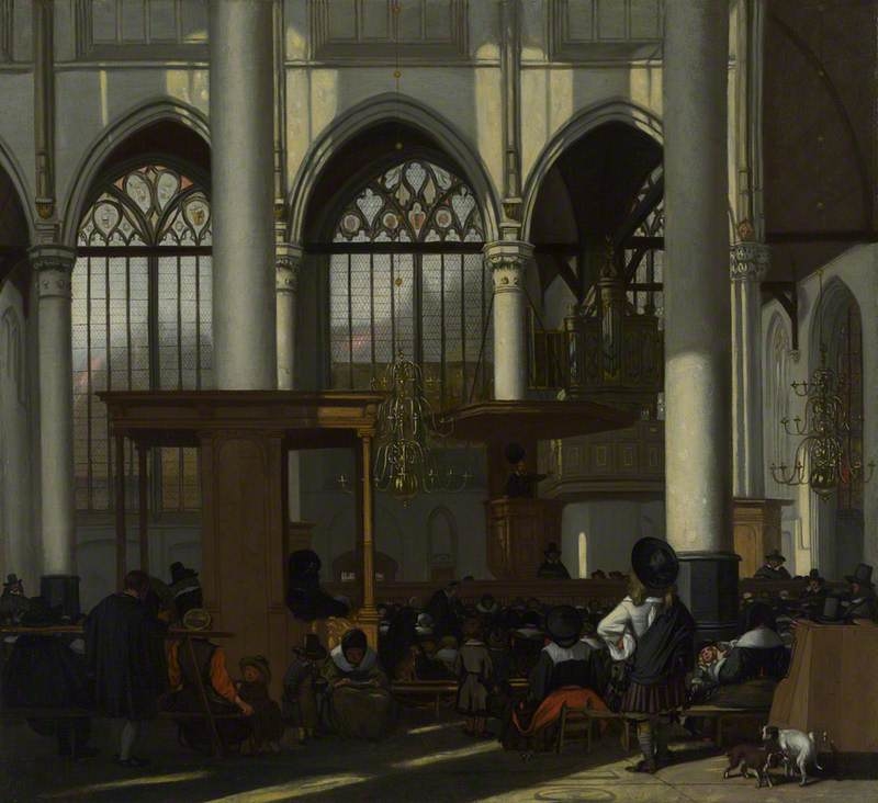 The Interior of the Oude Kerk, Amsterdam
