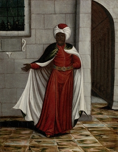 The Kislar Aghassi, Chief of the Black Eunuchs of the Sultan by Jean Baptiste Vanmour