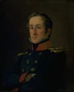 The Marine Painter Emil Wilhelm Normann in his Uniform as a Naval Officer by Jørgen Roed