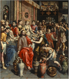 The marriage at Cana by Maerten de Vos