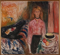 The Murderess by Edvard Munch