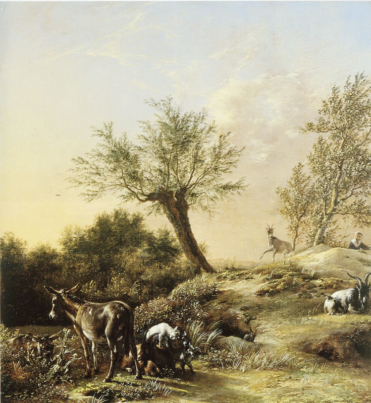 The Rabbit Warren (“Spring Landscape with Donkeys and Goats”)