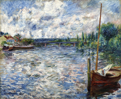 The Seine at Chatou by Auguste Renoir
