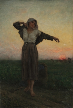 The Tired Gleaner by Jules Breton