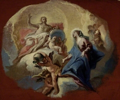 The Triumph of the Virgin by Carlo Carlone