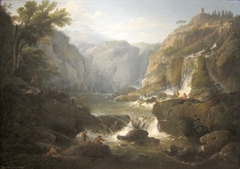 The Waterfalls at Tivoli by Claude-Joseph Vernet
